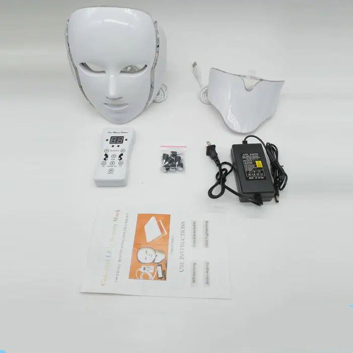 LED Light Therapy Facial Mask for Skin Brightening