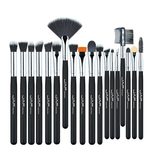 24-Piece Portable Makeup Brush Set with PU Bag