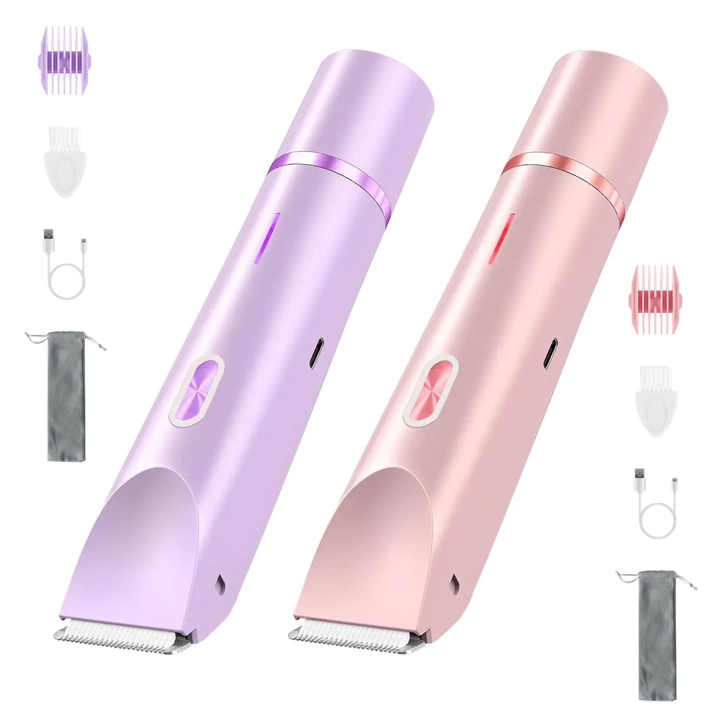 2-in-1 Waterproof Bikini Trimmer for Women