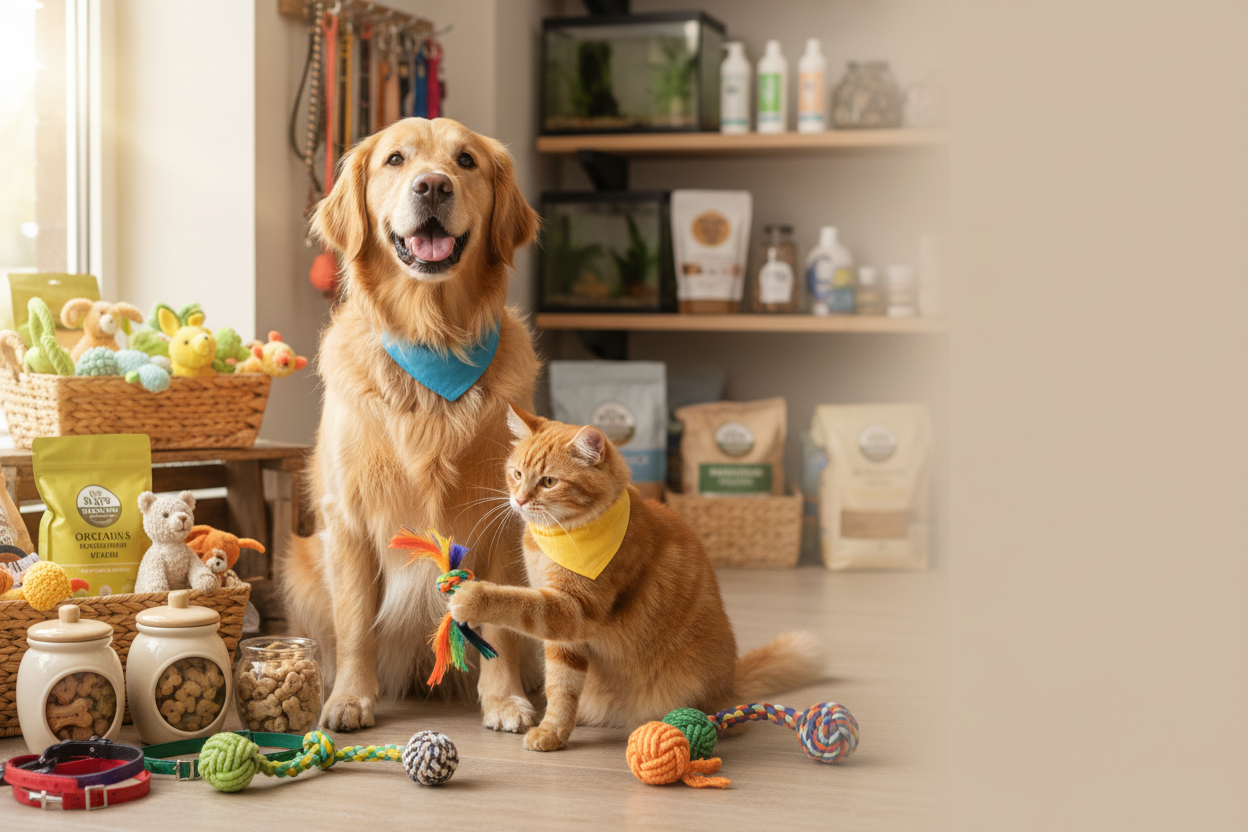 good banner image for a online pet store 